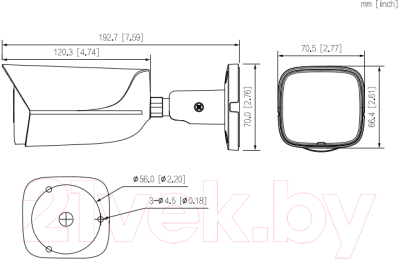Изображение товара IP-камера Dahua DH-IPC-HFW3841EP-AS-0360B