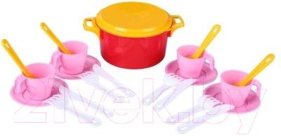 Набор игрушечной посуды Альтернатива Хозяйка 4 персоны / М2225