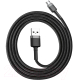 Миниатюра изображения товара Кабель Baseus Cafule USB A - MicroUSB B / CAMKLF-BG1 (1м, черный)