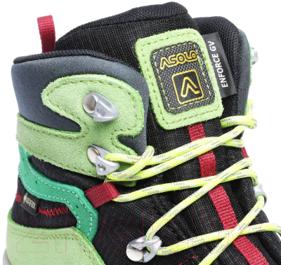Трекинговые ботинки Asolo Hiking Enforce GV JR / A24012 A168 (р-р 35, Lime/Black)
