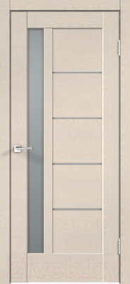Дверь межкомнатная Velldoris SoftTouch Premier 3 90x200 (ясень капучино структурный/мателюкс)