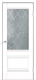 Дверь межкомнатная Velldoris Экошпон Alto 2V 80x200 (белый эмалит/ромб светлый) - 