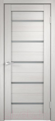 Дверь межкомнатная Velldoris Duplex 40x200 (дуб белый/мателюкс)