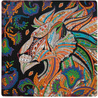 

Набор алмазной вышивки, Огненный Лев / 03216