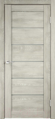 Дверь межкомнатная Velldoris Linea 1 60x200 (дуб шале седой/мателюкс)