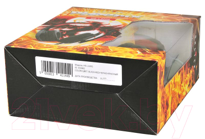 Наушники-гарнитура Oklick HS-L320G Phoenix (черный/красный)