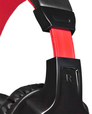 Наушники-гарнитура Oklick HS-L320G Phoenix (черный/красный)