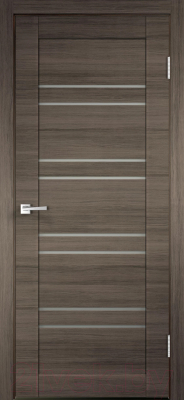 Дверь межкомнатная Velldoris Linea 8 60x200 (дуб серый поперечный/мателюкс)