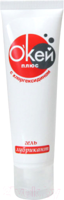 Изображение товара Лубрикант-гель Bioritm О'Кей с хлоргексидином (50г)
