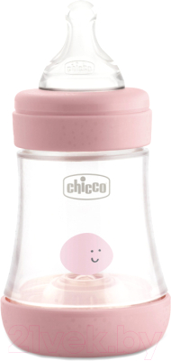 Бутылочка для кормления Chicco Perfect 5 Girl с силиконовой соской / 00020211100040 (150мл)