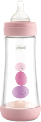 Бутылочка для кормления Chicco Perfect 5 Girl с силиконовой соской / 00020235100040 (300мл)