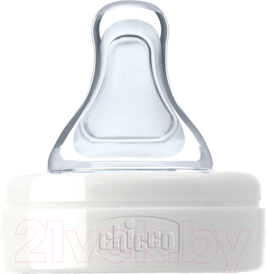 Бутылочка для кормления Chicco Well-Being Glass Uni с силиконовой соской / 00028721300000 (240мл)