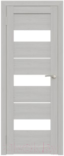 Дверь межкомнатная Юни Амати 12 40x200 (сканди классик/стекло белое)