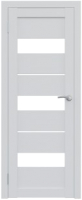 Дверь межкомнатная Юни Амати 12 40x200 (бьянко/стекло белое) - 