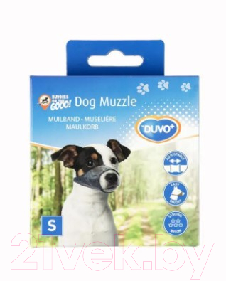 Намордник для собак Duvo Plus Dog Muzzle / 4705132/DV (S, черный)
