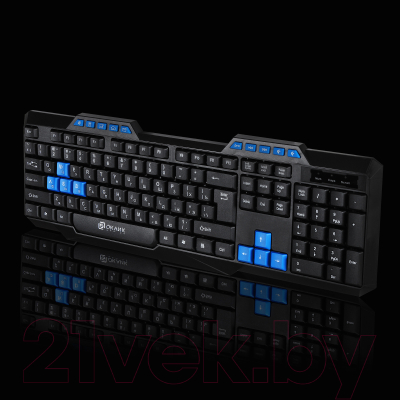 Изображение товара Клавиатура Оклик 750G Frost War / KM-638 (черный)