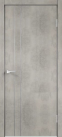 Дверь межкомнатная Velldoris Экошпон Techno M2 60x200 (муар светло-серый) - 