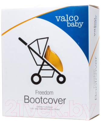Накидка на ножки для коляски Valco Baby Boot Cover Snap 4 (Coal Black)