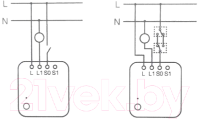 Умное реле Aqara Single Switch Module T1 (No Neutral) / SSM-U02