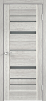 Дверь межкомнатная Velldoris Экошпон Примера 60x200 (дуб дымчатый/мателюкс графит) - 