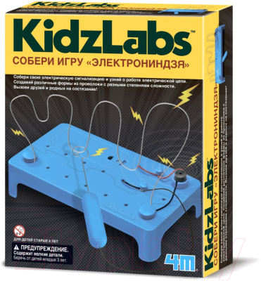 

Научная игра 4M, Собери игру. ЭлектроНиндзя / 00-03232