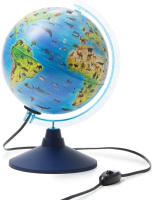 Глобус интерактивный Globen Зоогеографический с подсветкой / INT12100296 - 