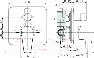 Изображение товара Смеситель Ideal Standard Cerafine A7189AA