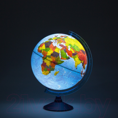 Глобус интерактивный Globen Физико-политический с подсветкой / INT13200289
