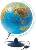 Глобус Globen Физико-политический рельефный с подсветкой / INT13200290 - 