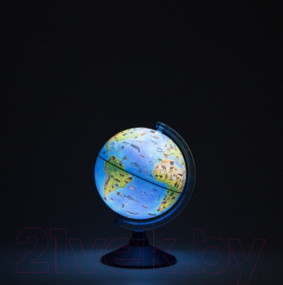Глобус Globen Зоогеографический с подсветкой / Ве012100249