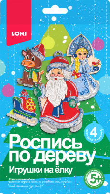 

Набор для творчества Lori, Роспись по дереву. Новый год на пороге / Фнн-017