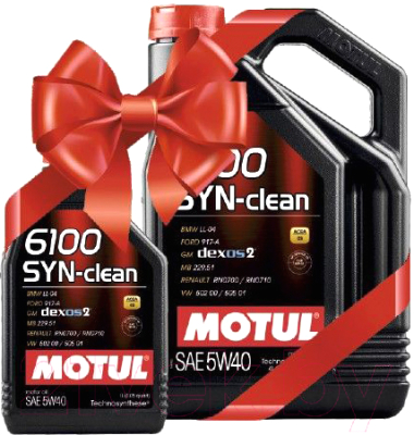 

Моторное масло Motul, 6100 Syn-Clean 5W40 / 1079425