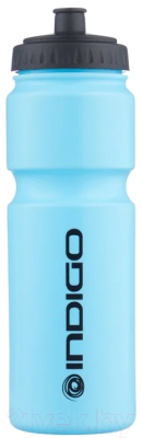 Бутылка для воды Indigo Baikal IN011 (800мл, синий/черный)