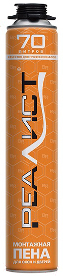 Пена монтажная Realist Pro Orange Профессиональная лето (70л)