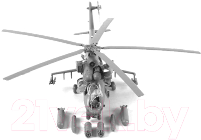 Сборная модель Звезда Советский вертолет Ми-24 В/ВП Крокодил / 7293
