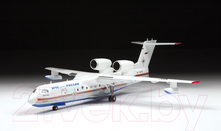 Сборная модель Звезда Российский самолет-амфибия Бе-200ЧС / 7034