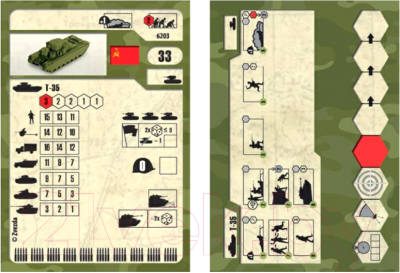 Изображение товара Сборная модель Звезда Советский тяжелый танк Т-35 / 6203