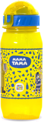 Поильник Мама Тама С силиконовой трубочкой / MT/011 (400мл, желтый)