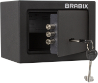 Мебельный сейф Brabix SF-140KL / 291140 (черный) - 
