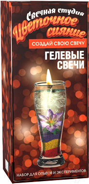 

Набор для изготовления свечей Инновации для детей, Цветочное сияние / 725