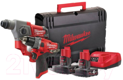

Перфоратор Milwaukee, M12 FPP2B-402X / 4933459812