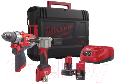 

Дрель Milwaukee, M12 FPP2S-422X / 4933471682