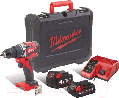 

Аккумуляторная дрель-шуруповерт Milwaukee, M18 CBLPD-422C / 4933472116