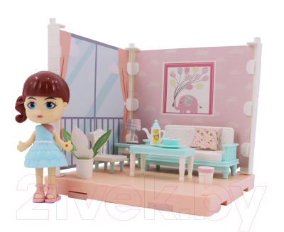 

Комплект аксессуаров для кукольного домика Funky Toys, Милый уголок, гостиная / FT3101