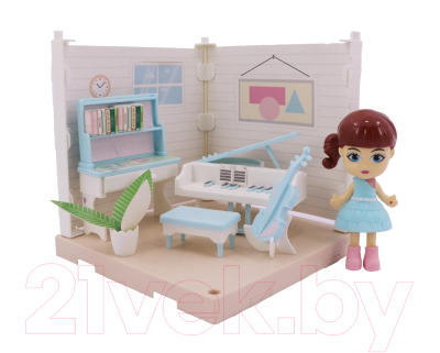 Изображение товара Комплект аксессуаров для кукольного домика Funky Toys Милый уголок, музыкальная комната / FT3104