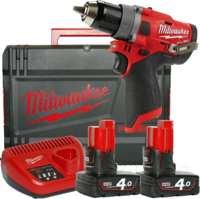 

Аккумуляторная дрель-шуруповерт Milwaukee, M12 FDD-402X / 4933459818