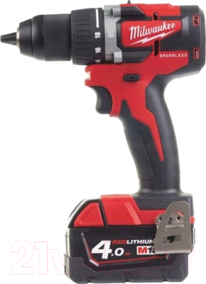 

Аккумуляторная дрель-шуруповерт Milwaukee, M18 CBLDD-402C / 4933464539
