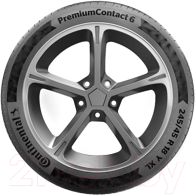 Летняя шина Continental PremiumContact 6 275/40R21 107Y Run-Flat BMW