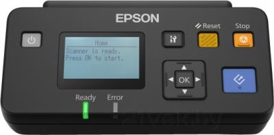 Протяжный сканер Epson WorkForce DS-510N - панель сетевого интерфейса