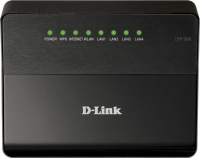 Беспроводной маршрутизатор D-Link DIR-300/A/D1A - фронтальный вид